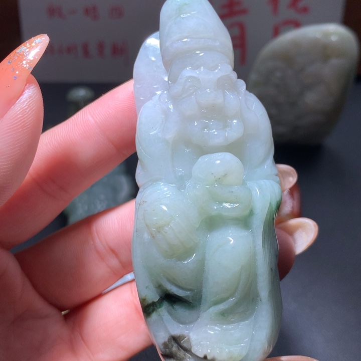 翡翠未镶嵌颈饰保真天然A货翡翠