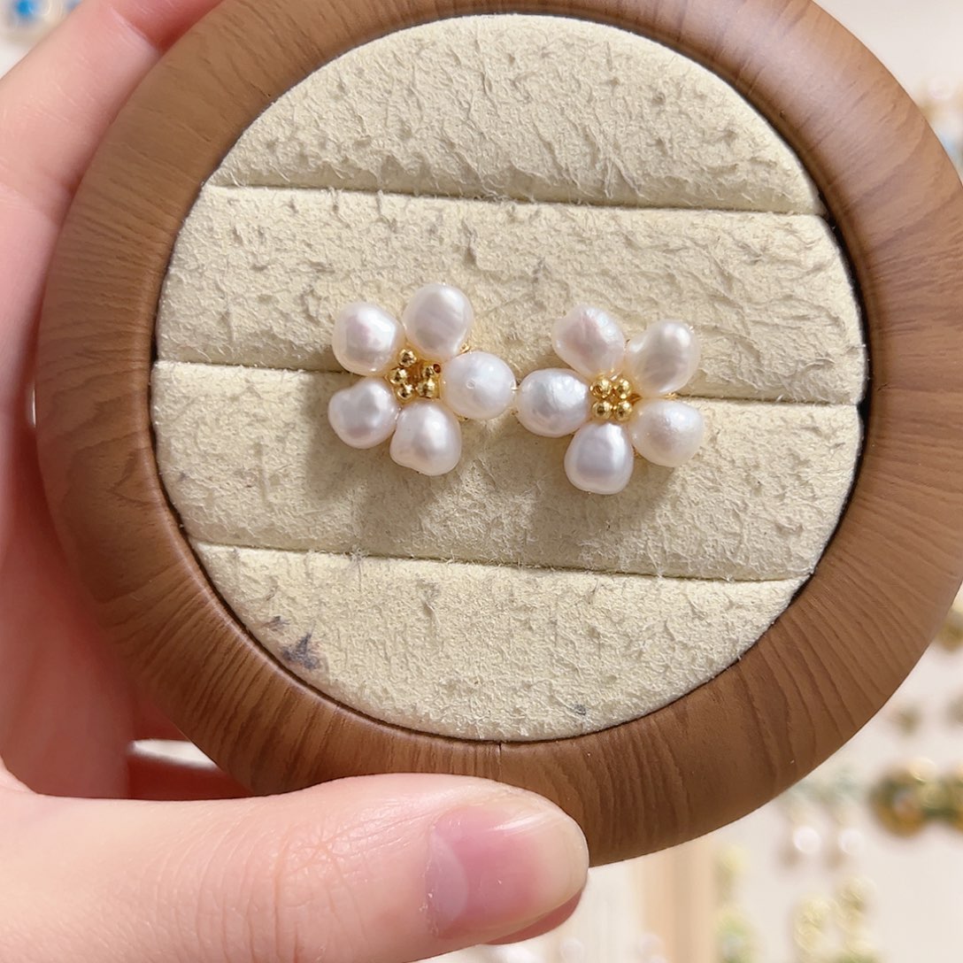 淡水珍珠原创作品银S925镶嵌