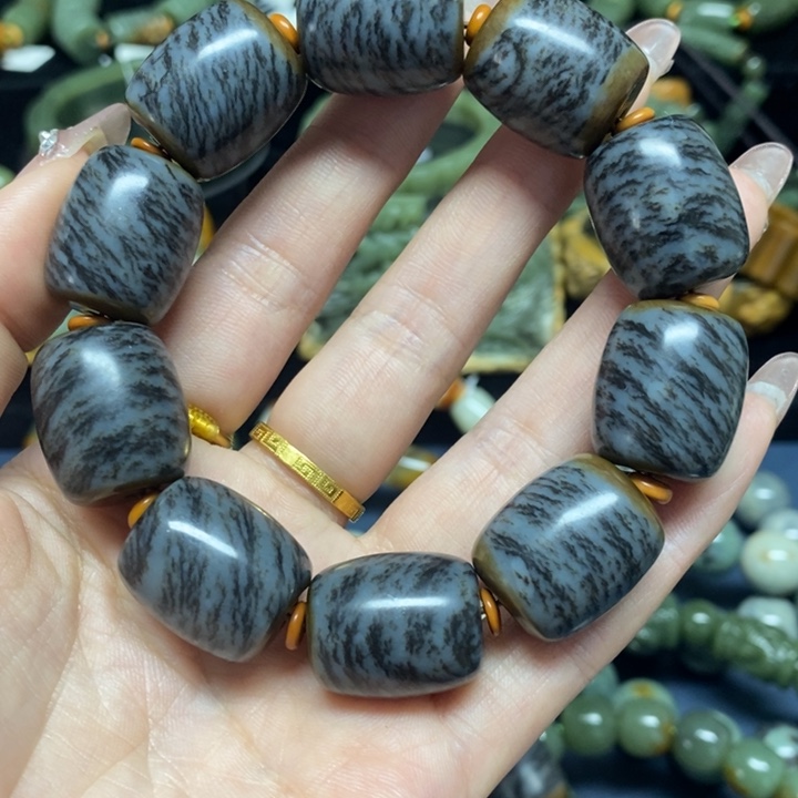 透闪石质玉珠宝奇石未镶嵌亲*