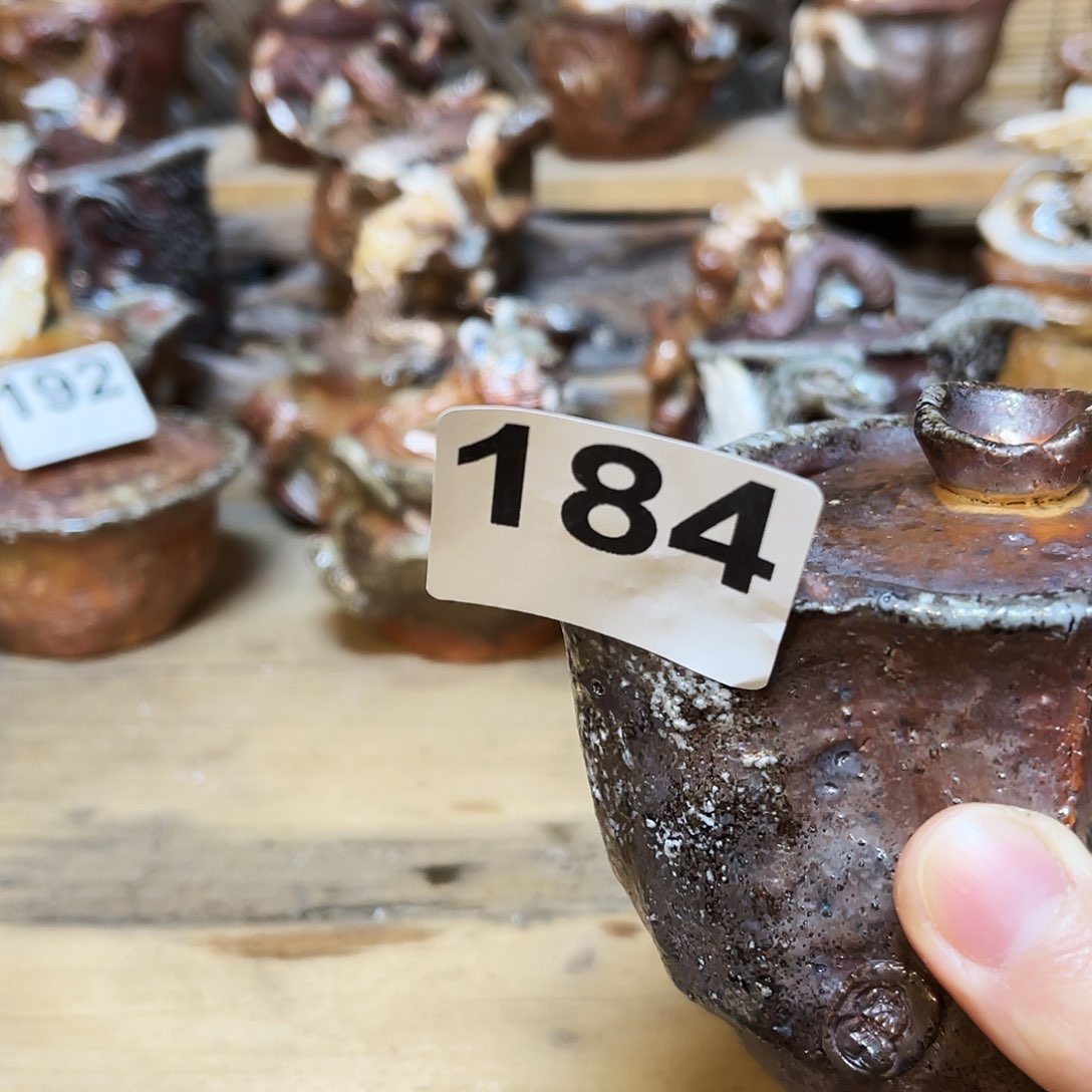 杯嘻*喵柴烧粗陶手捏宝瓶