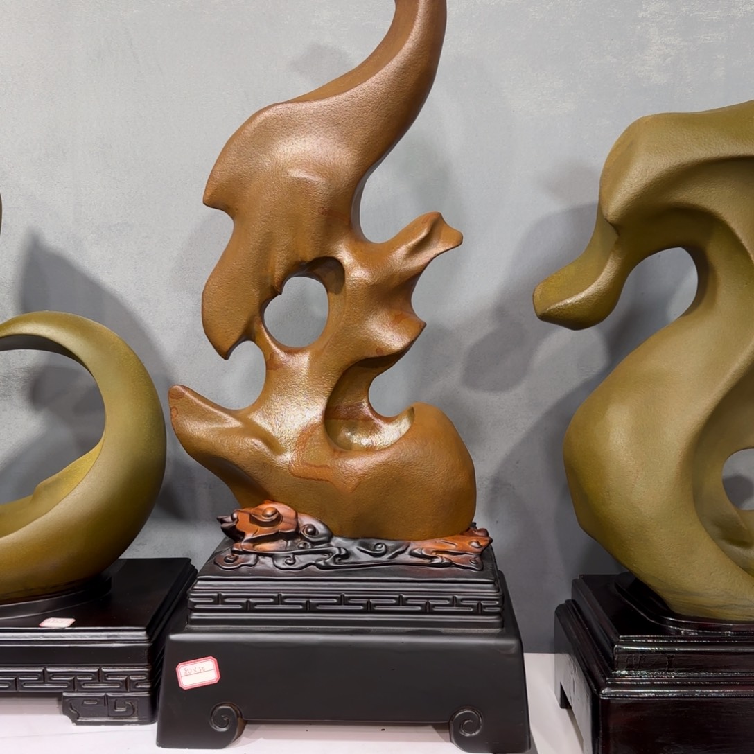 石材摩尔摆件1234