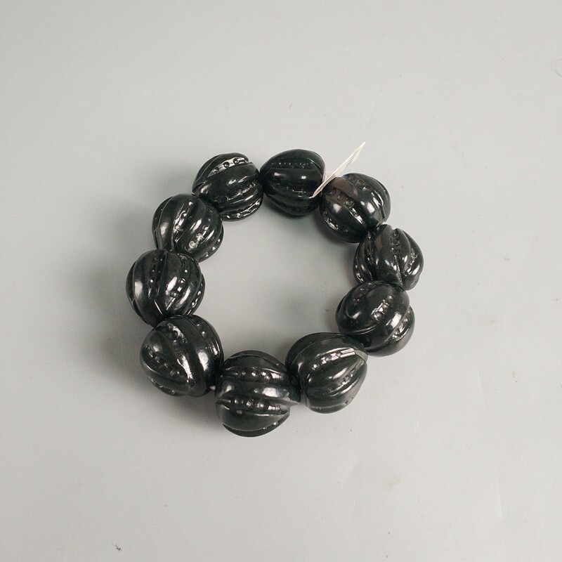 和田玉手串-M25FZ008096