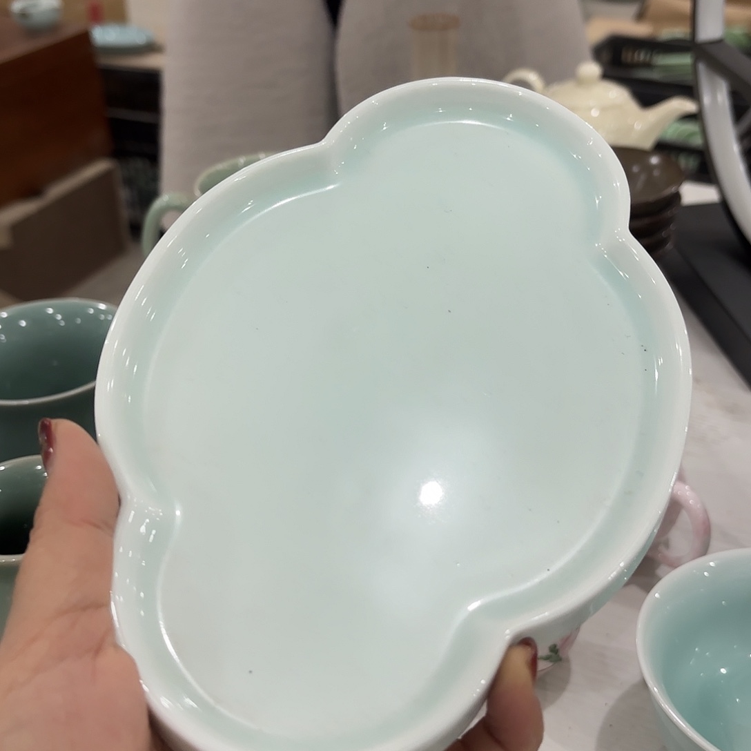 龙泉云间青瓷小米茶器