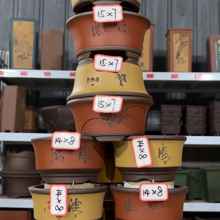 紫砂花盆            100-11