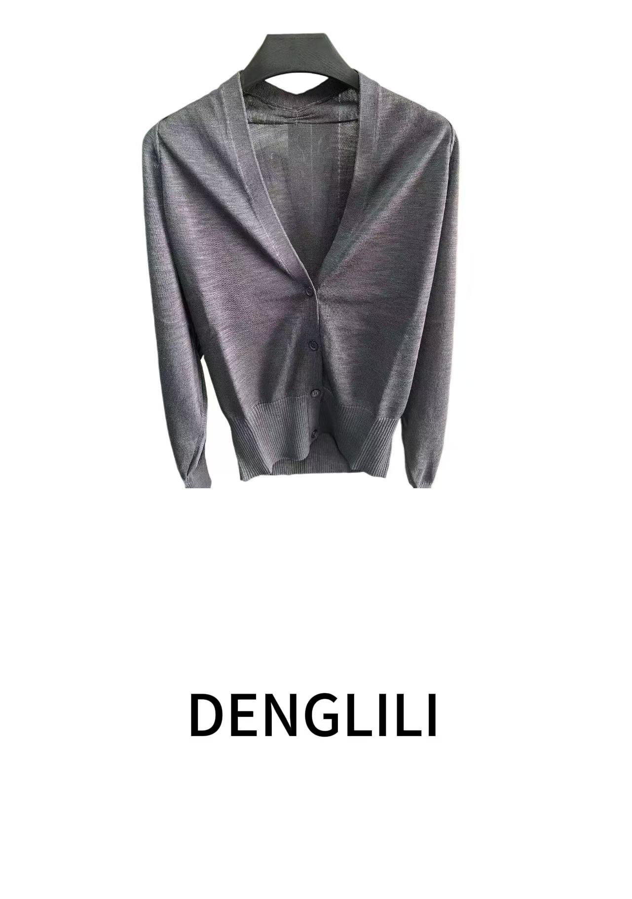 里里SHOWROMM 细针开衫毛衣D8027