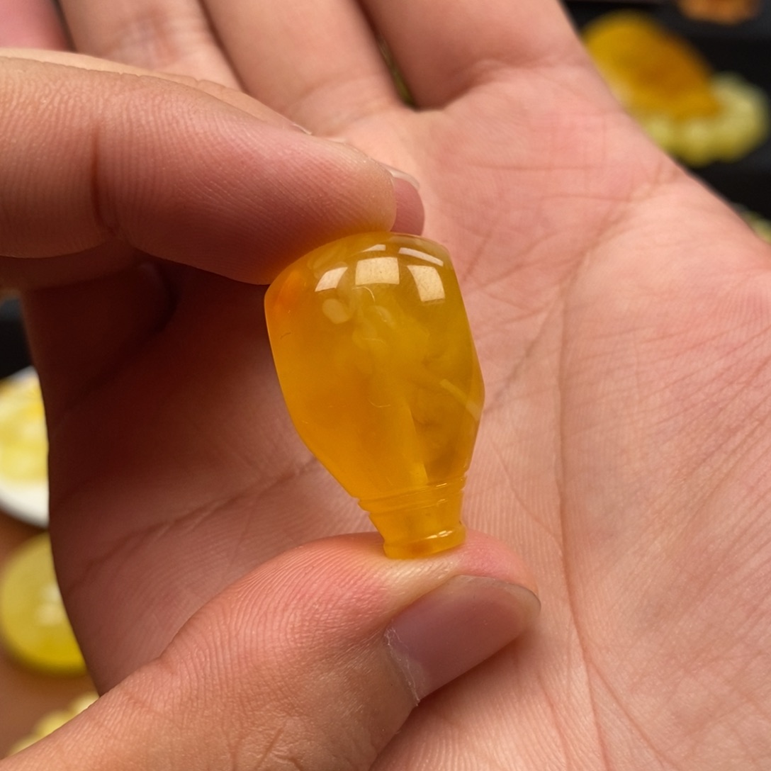 未镶嵌琥珀珠宝奇石16尺寸