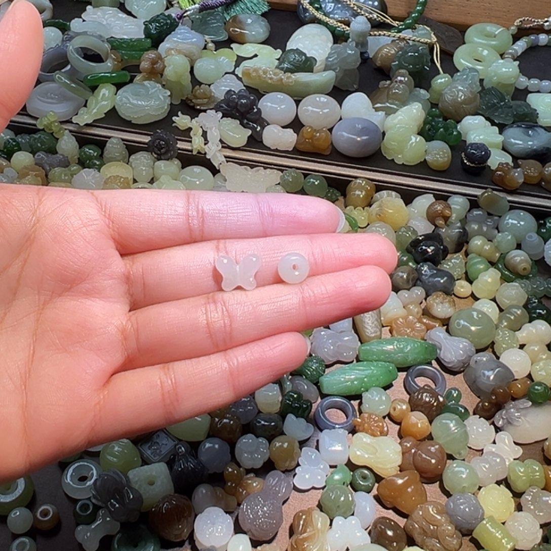 时***～未镶嵌和田玉珠宝半成品