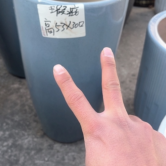 红陶陶瓷花盆默认瑕疵