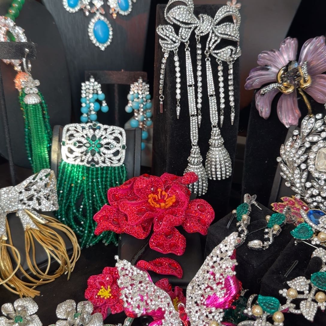 水***边琉璃纯铜合金三件套