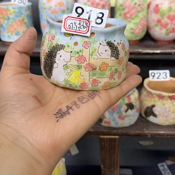 ****文手工制作多肉花盆