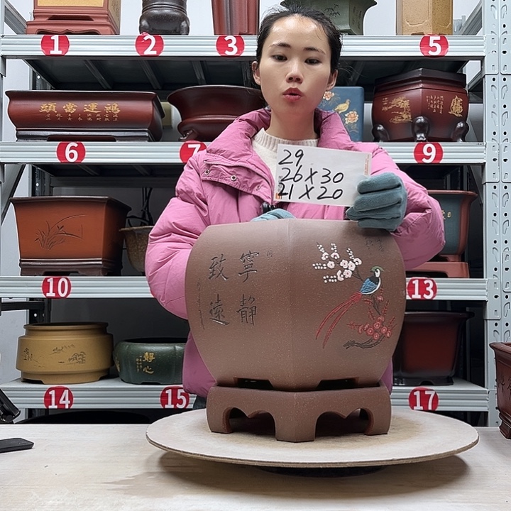 花盆紫砂紫砂花盆