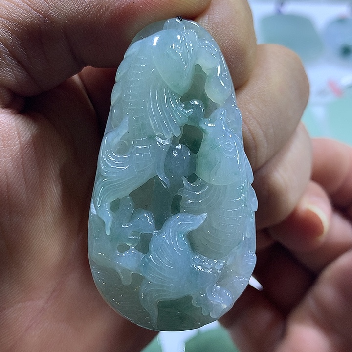 翡翠未镶嵌颈饰天然翡翠A货吊坠末镶嵌