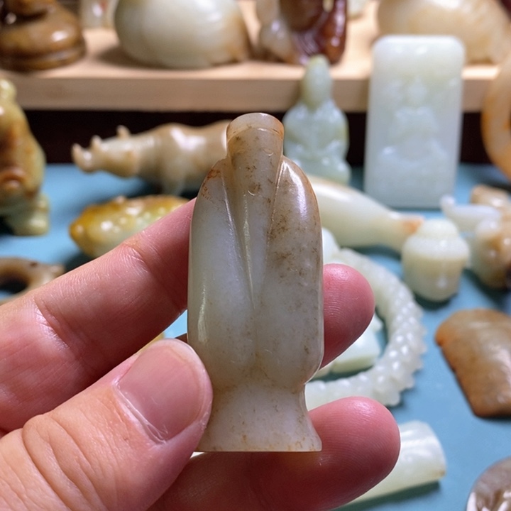 和田玉未镶嵌挂件