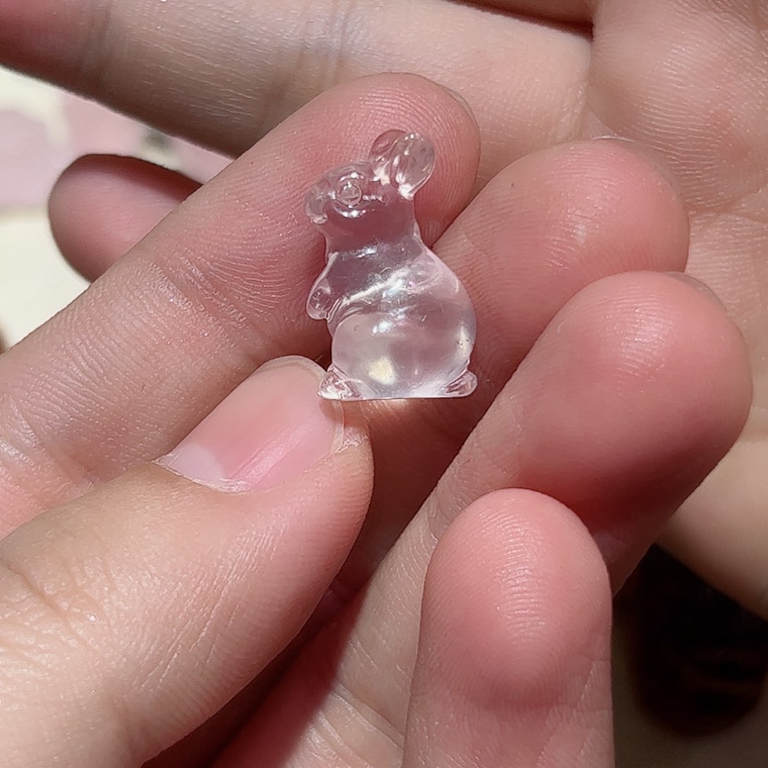 水晶小兔子未镶嵌s****8小兔子