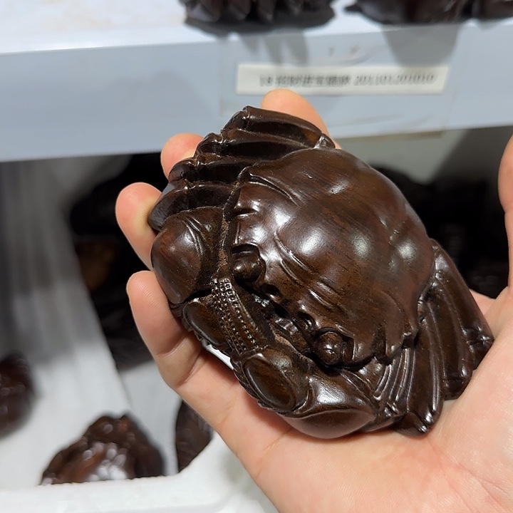 木黑檀木10螃蟹一只