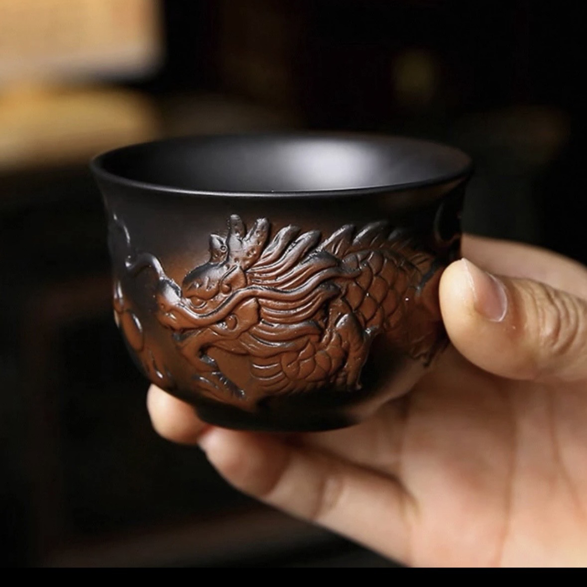 紫砂手工主人杯客人杯