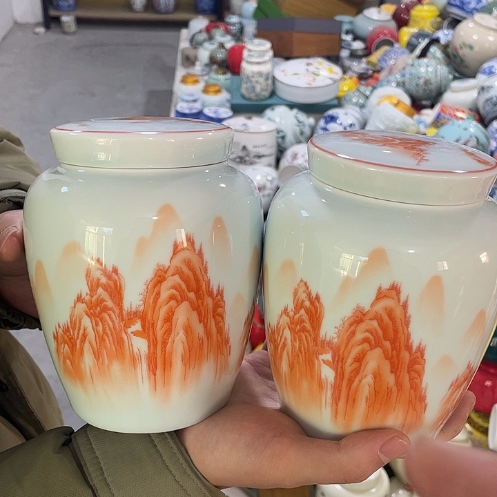 陶瓷罐茶叶罐密封罐