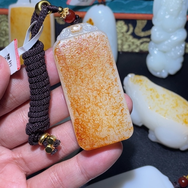 和田玉未镶嵌颈饰J