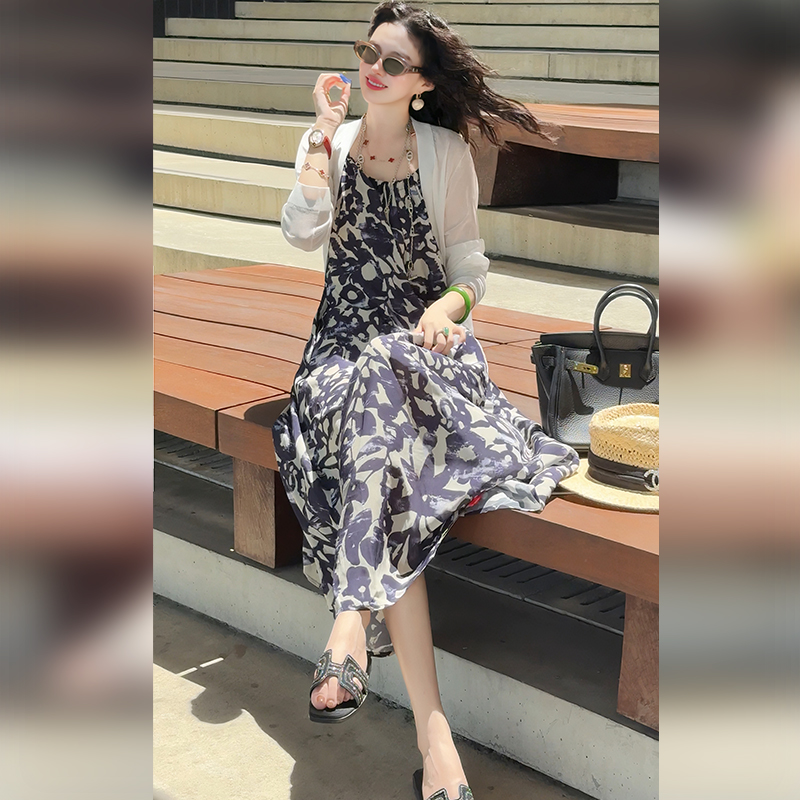 【Linda姐高端线】夏季时尚复古慵懒爆款吊带裙连衣裙AS5LYH2310