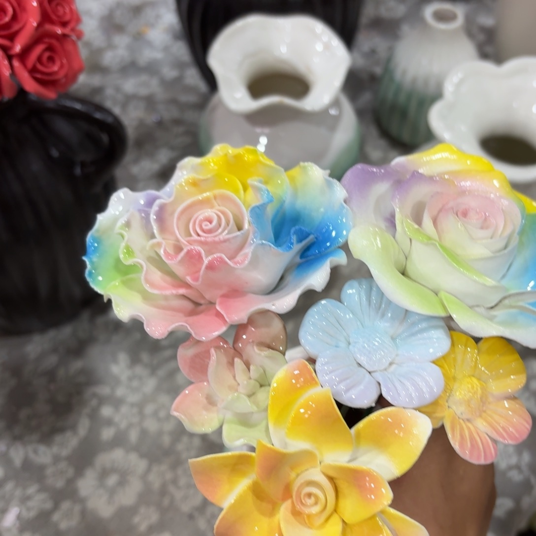 陶瓷花，20元大户满，退款拉黑，1342