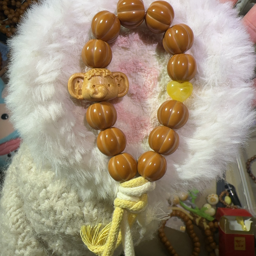 全品猴头南瓜泡芙手持文玩可盘玩解压