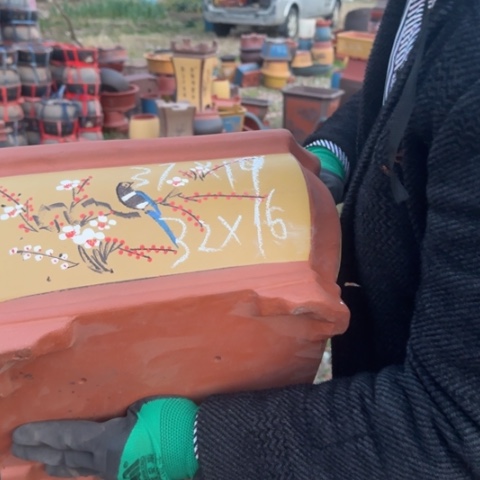 红陶紫砂花盆盆景盆栽