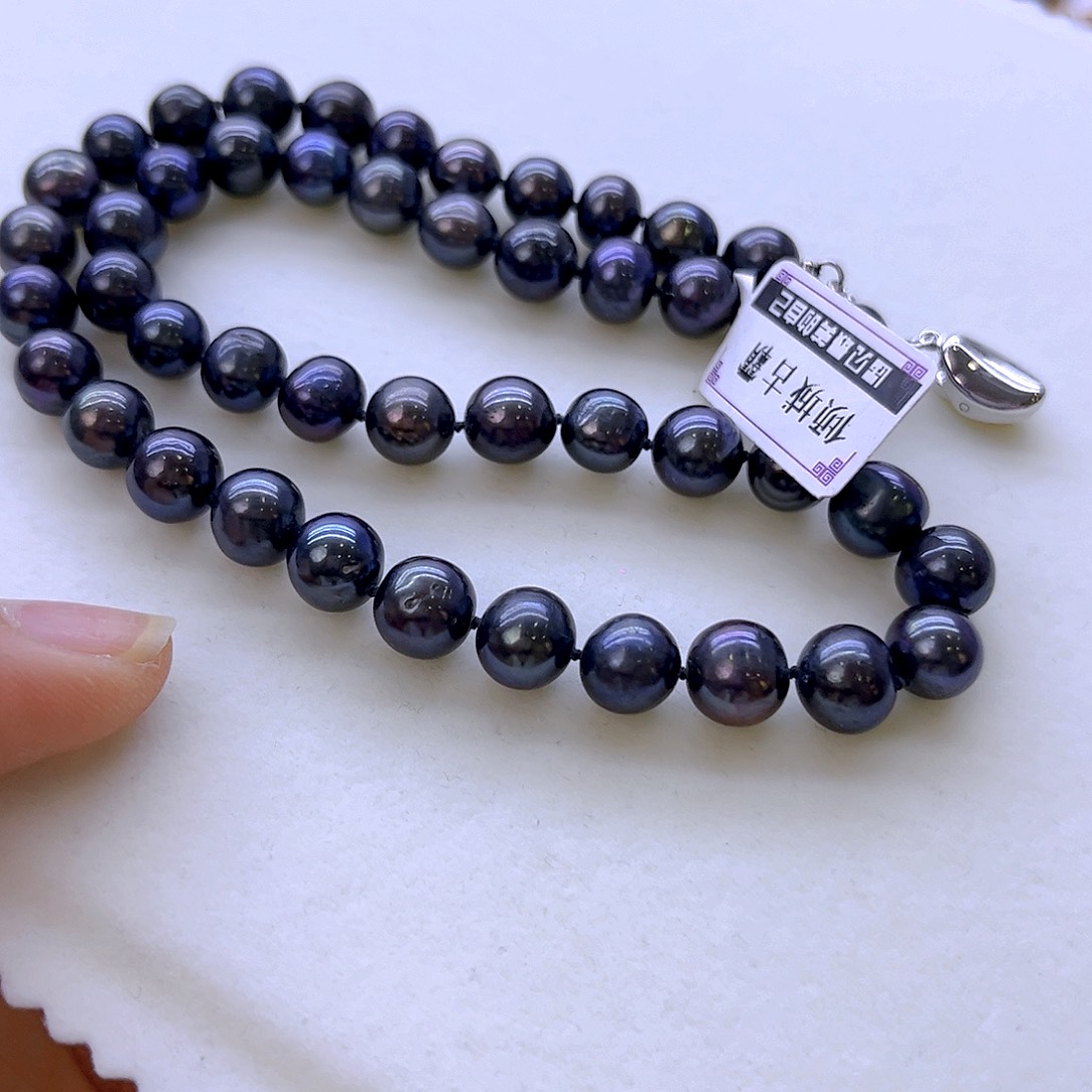 未镶嵌淡水珍珠项链定制627金**梭