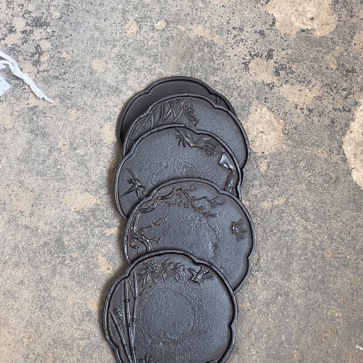 蜜安罐瓷香炉锡茶则