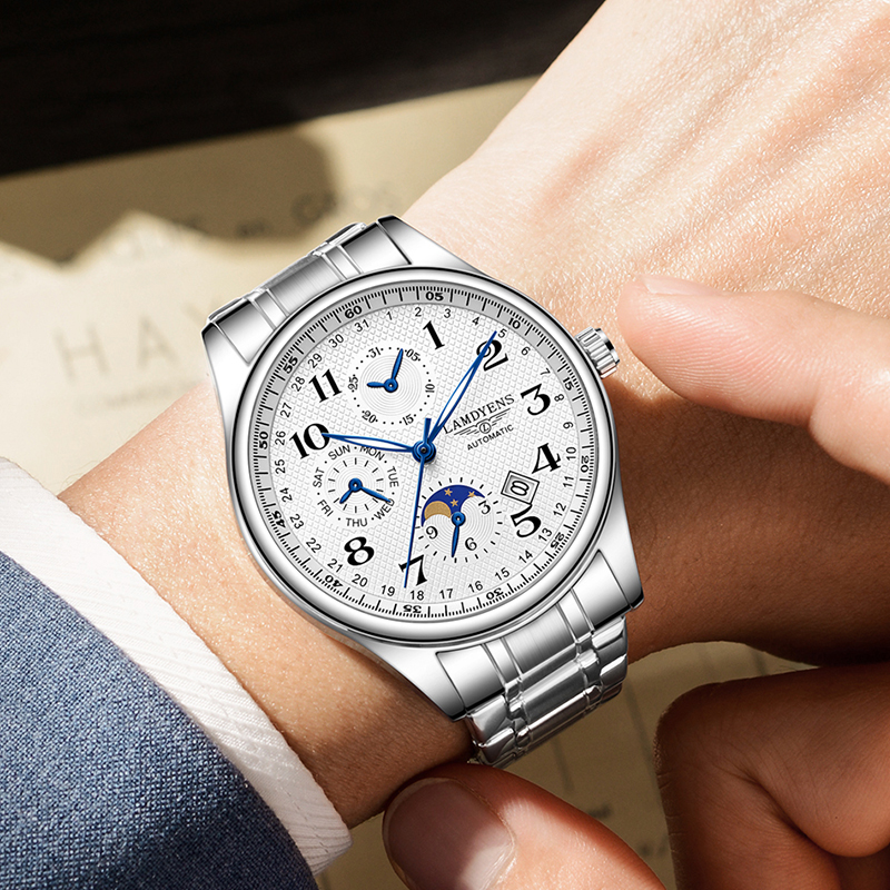 【专柜直发】男士手表夜光防水全自动男表腕表-k