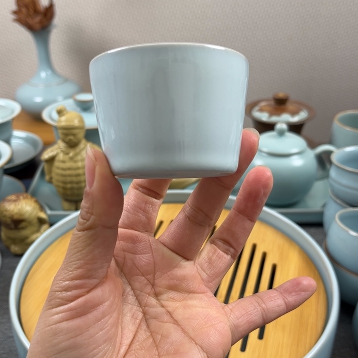 杯月白马蹄杯一级全品