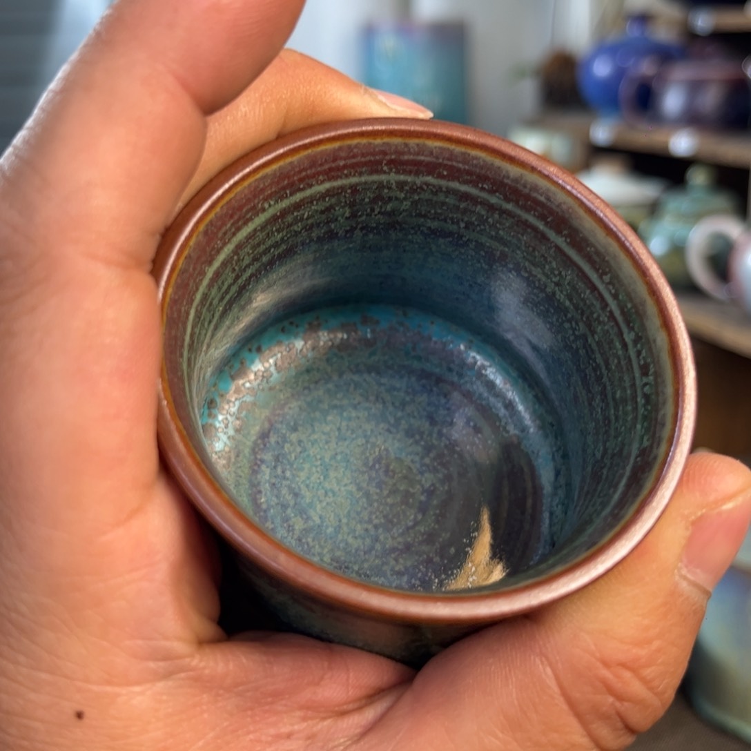 壶熠原矿釉发色钧窑瓷