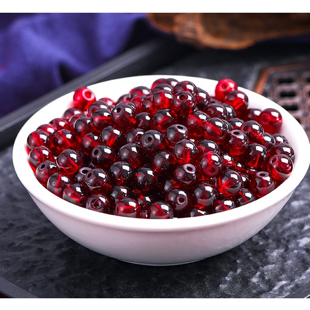 DIY手工串珠6mm玻璃琉璃珠