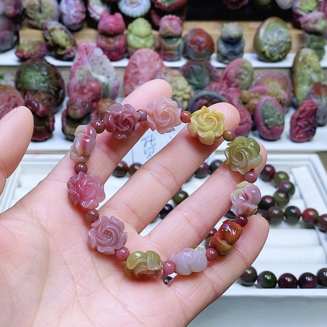 玛瑙/玉髓盐源玛瑙手串未镶嵌