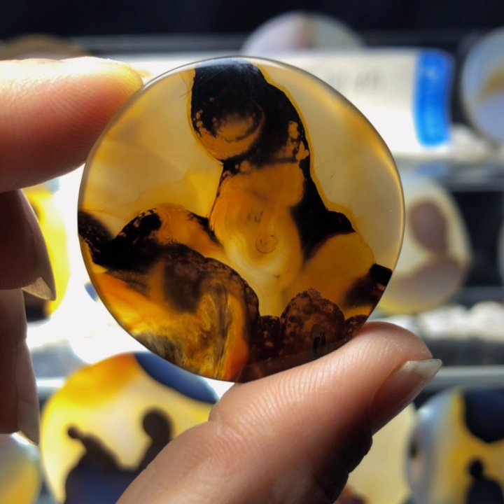 合金玛瑙/玉髓珠宝奇石23