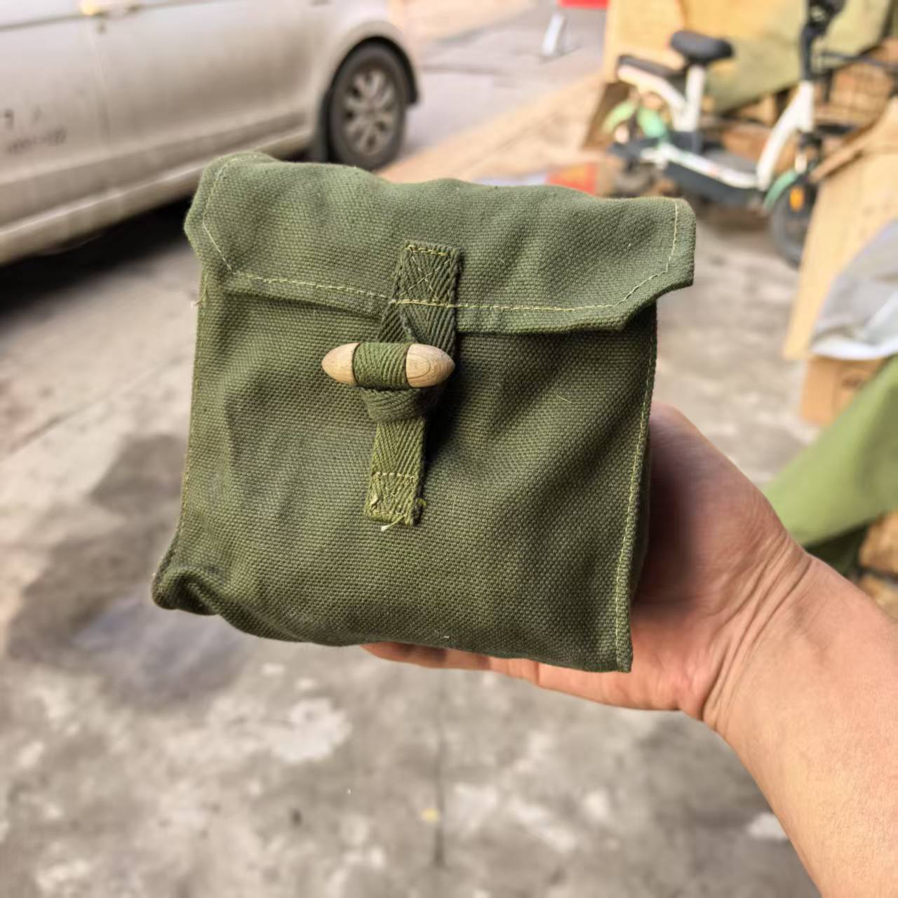 肩包复古包加厚布包硬币包老式多功能挎包