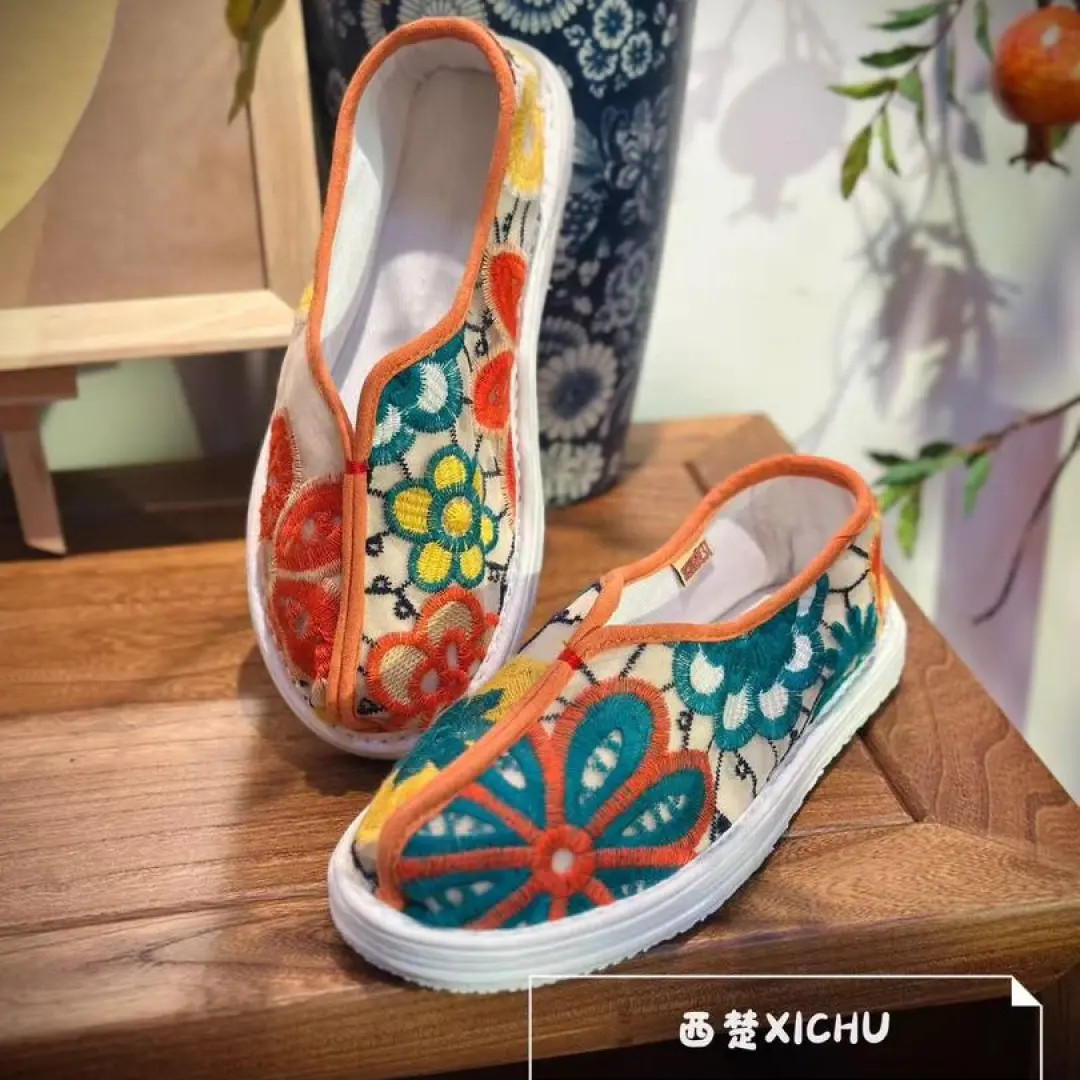 安夏-【春季新款-西楚XICHU国潮千层底布鞋】