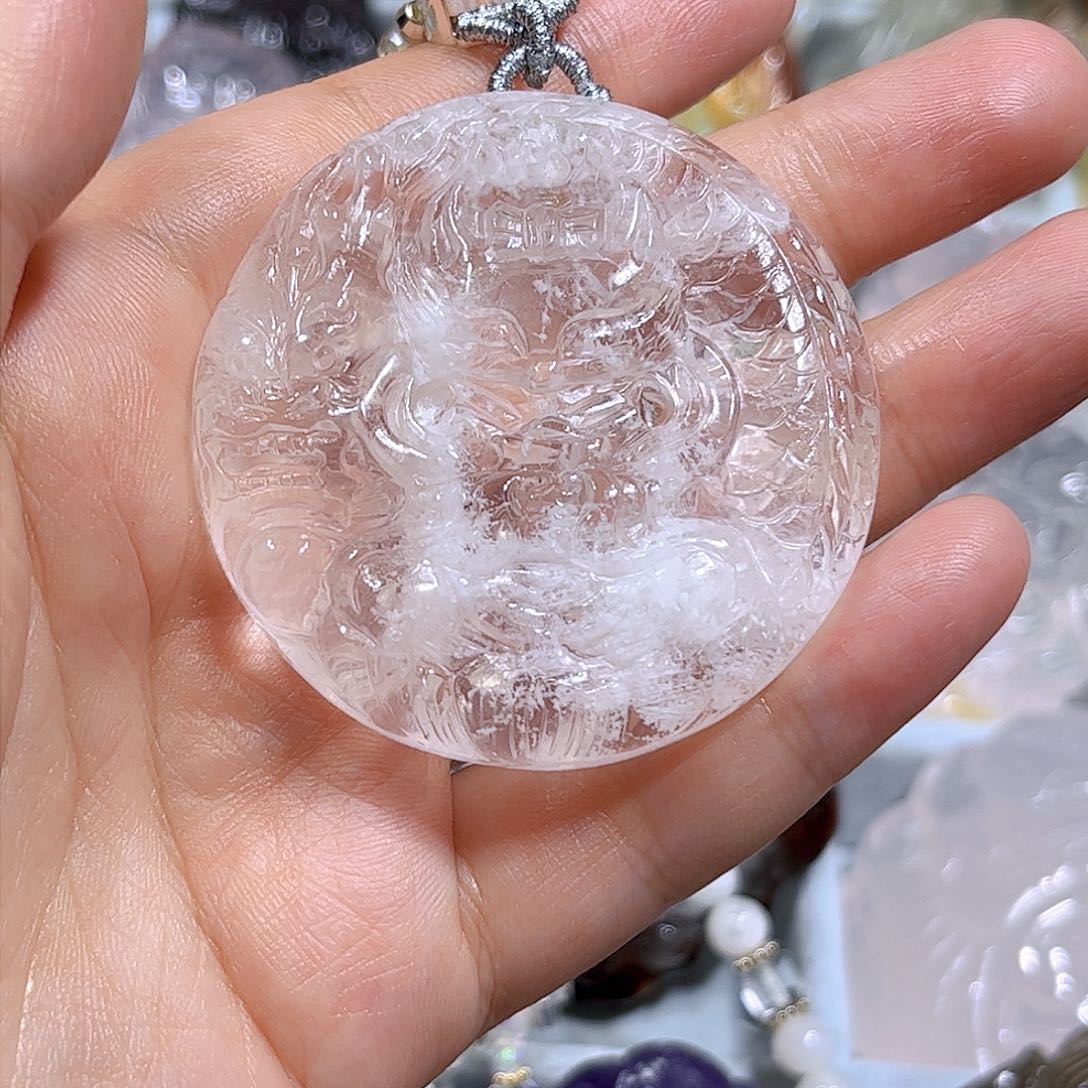 水晶吊坠(不含链)未镶嵌