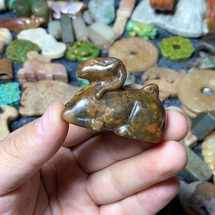 和田玉未镶嵌颈饰163