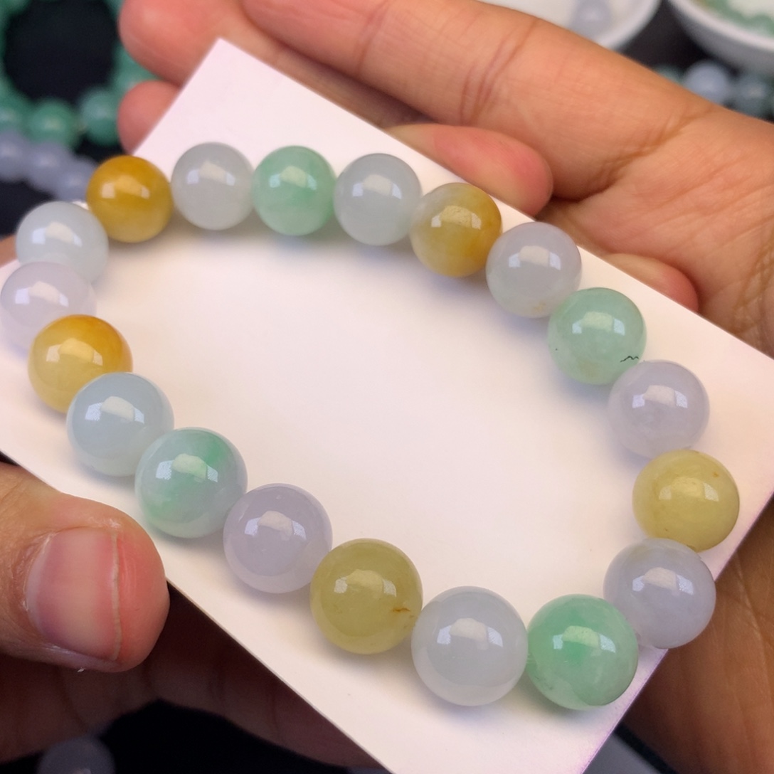 翡翠未镶嵌颈饰天然缅甸翡翠A货卡10.7