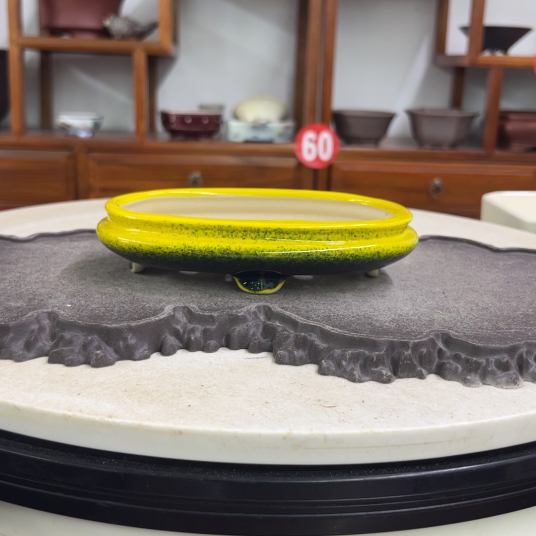 紫砂花盆瑕疵3.5-14-10。。