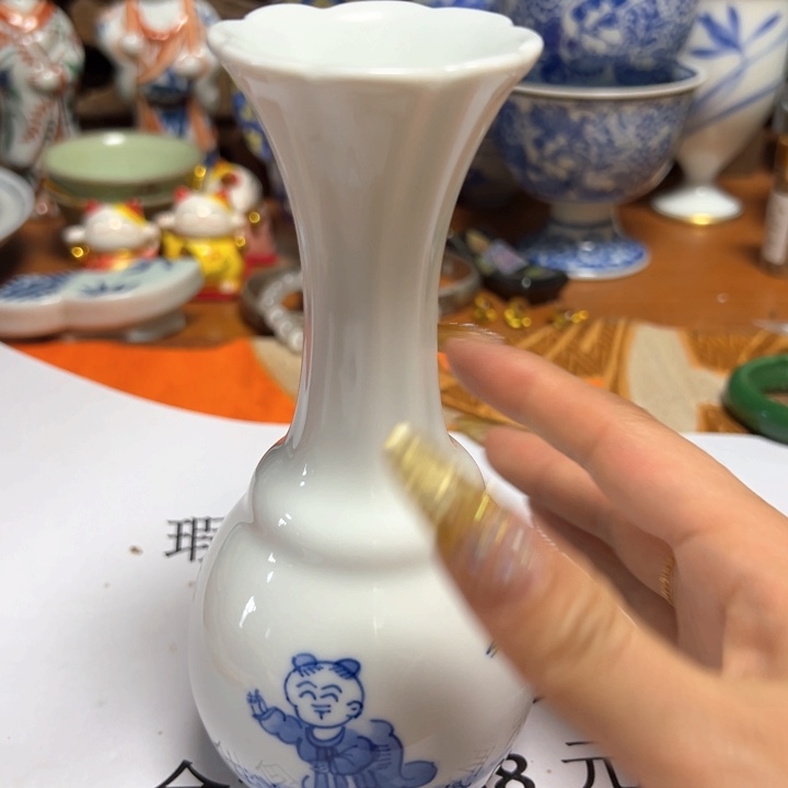 盖碗瓷器直播放漏中