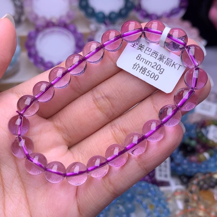 全美巴西紫水晶8mm+