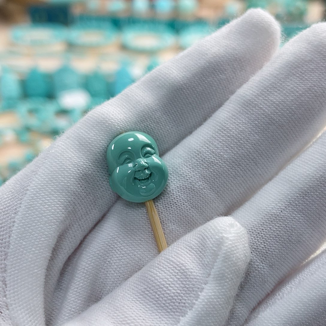 绿松石珠宝奇石未镶嵌