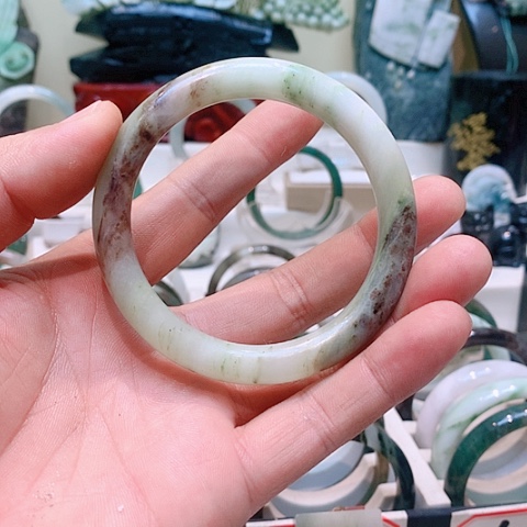 未镶嵌独山玉手镯顺**然