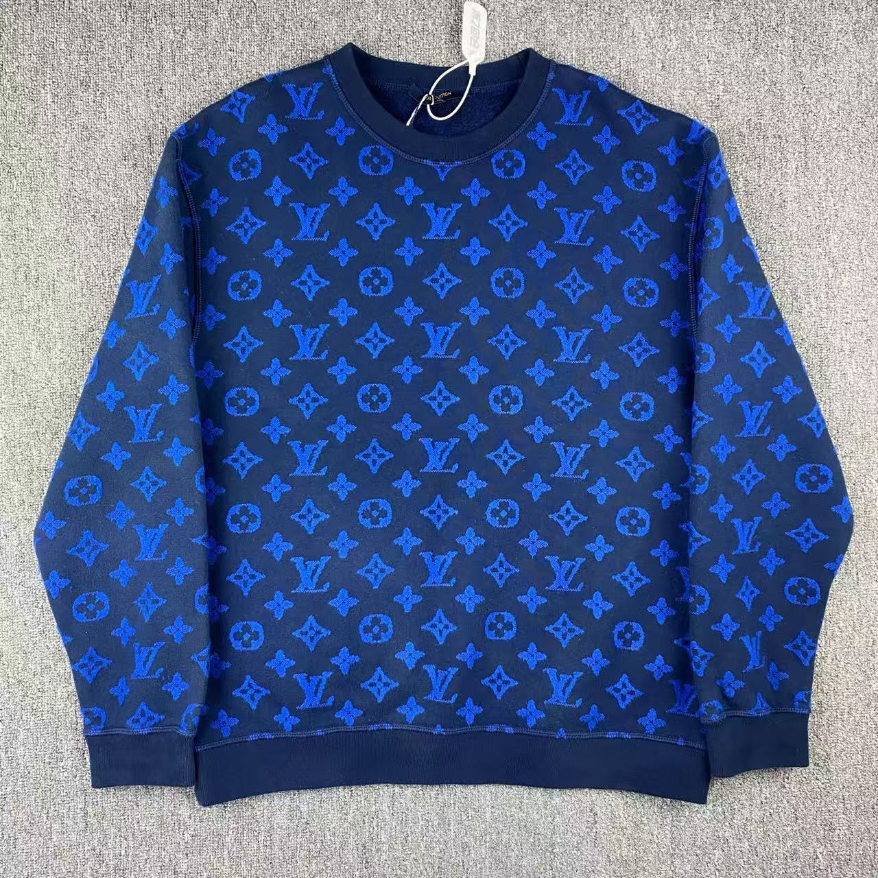 未使用 LouisVuitton/路易威登 251115/L码/老花Logo满印卫衣