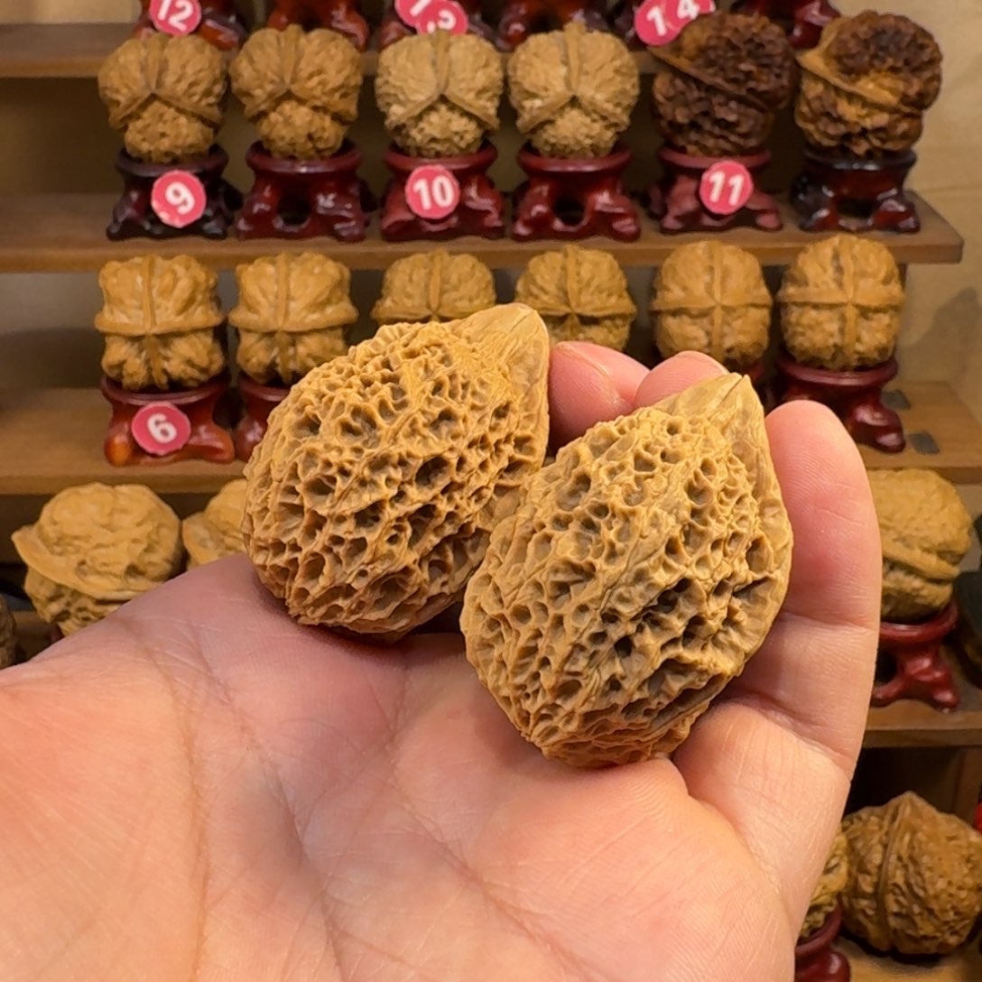 铁核桃把件毒刺 鸭嘴兽