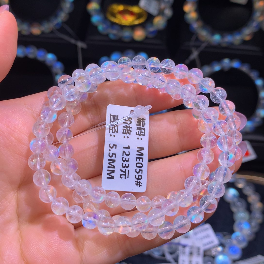 月光石手链未镶嵌ME059#5.5mm