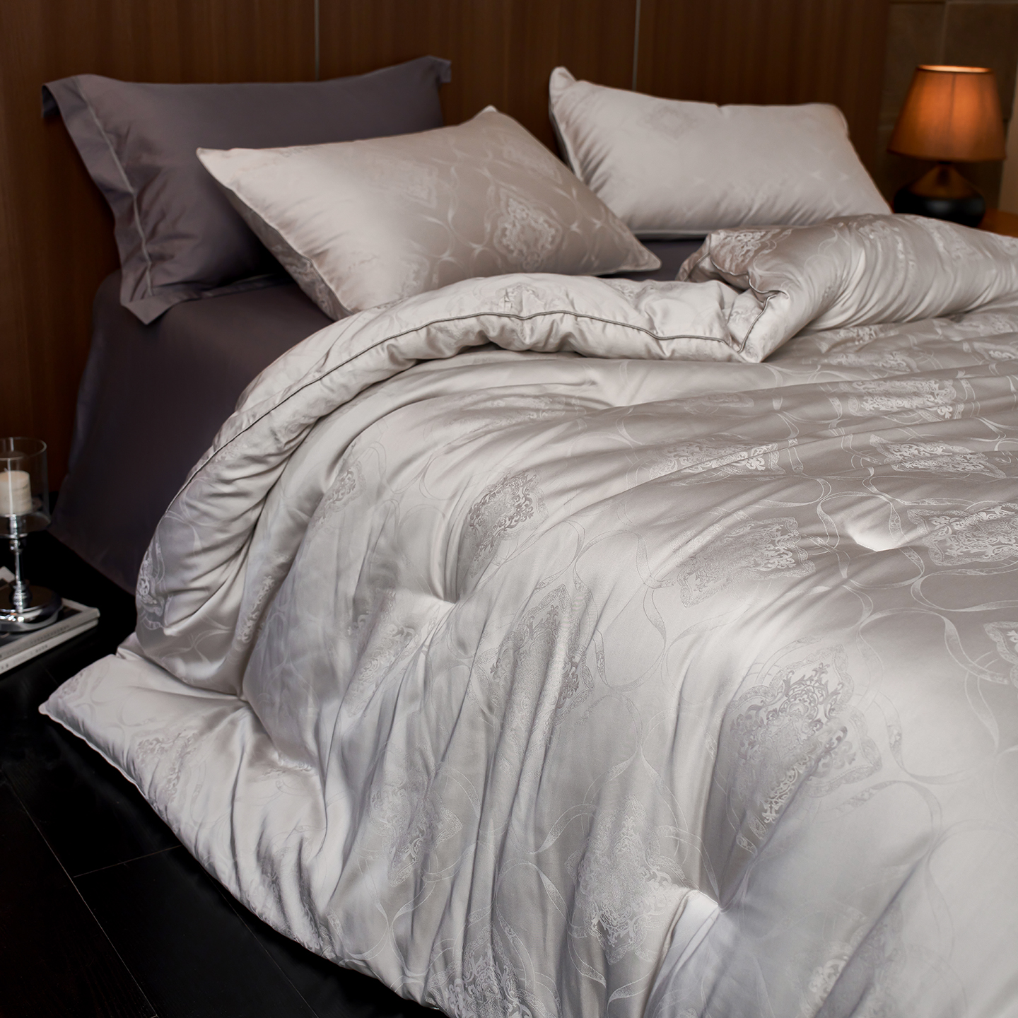 大莉莉【奥布里-单被子】高级感石墨烯自发热科技四季通用保暖被芯