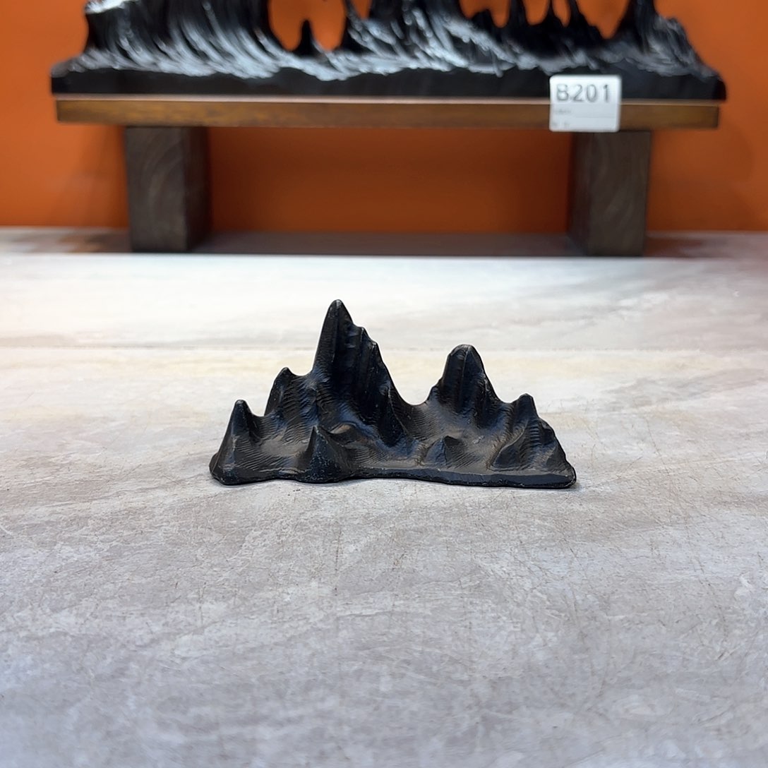 摆件蚌****场灵璧石奇石摆件 