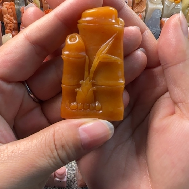 昌化石印石炙*使1.6-3.2厘米左右包刻字